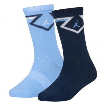 JORDAN KIDS DIAMOND HIGH CREW SOCKS - 2 PACK